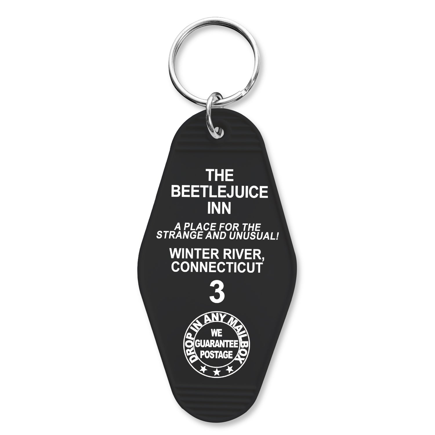 Beetlejuice Inspired Room Keychain