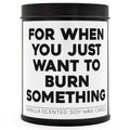 For When You Just Want to Burn Something Scented Candle