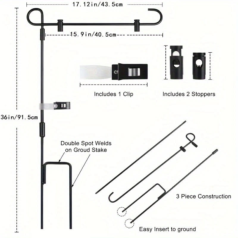 Cowboy Cat Garden Flag