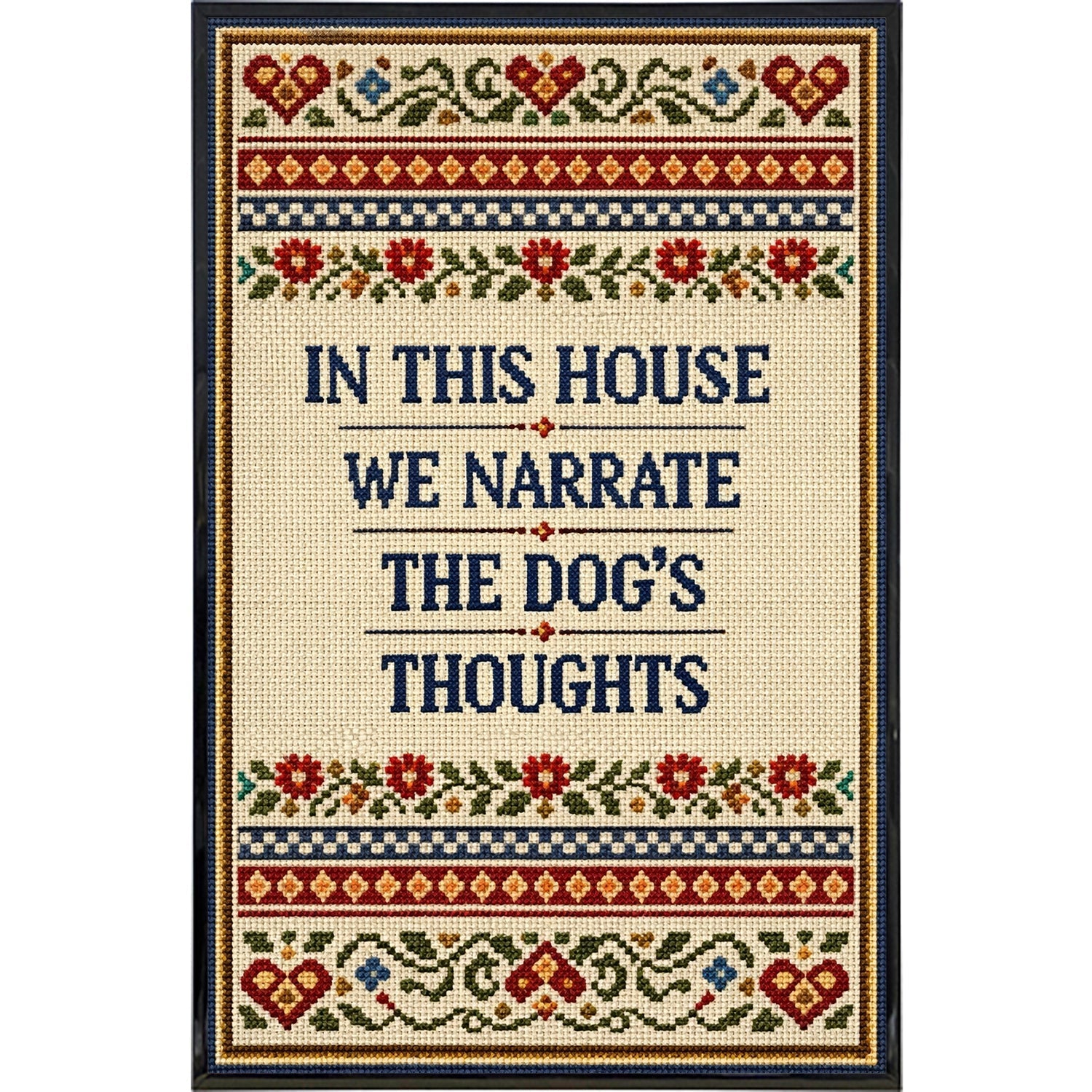 In This House We Narrate the Dog's Thoughts Print