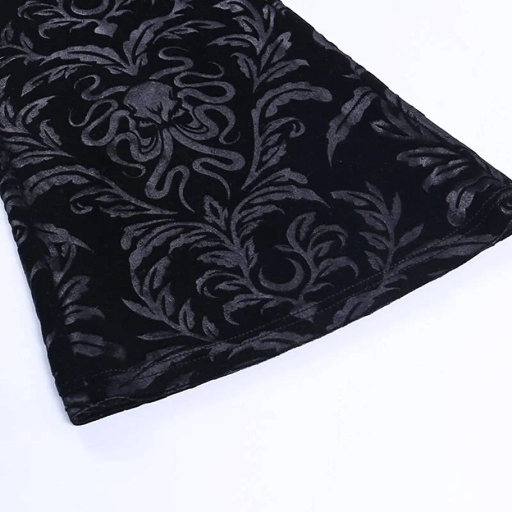 Gothic Chic Flared Pants