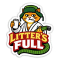 Litter's Full Sticker