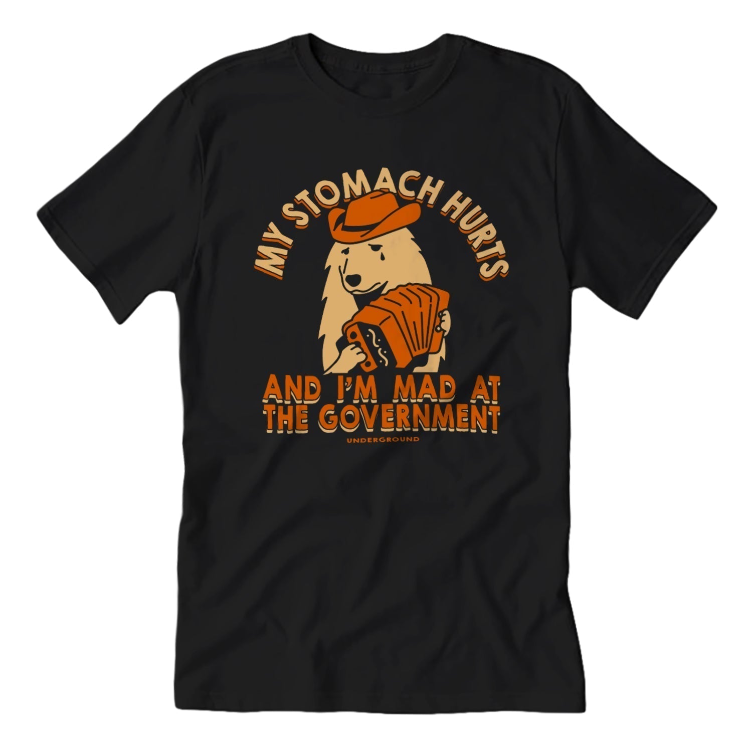 My Stomach Hurts and I'm Mad at the Government T-Shirt