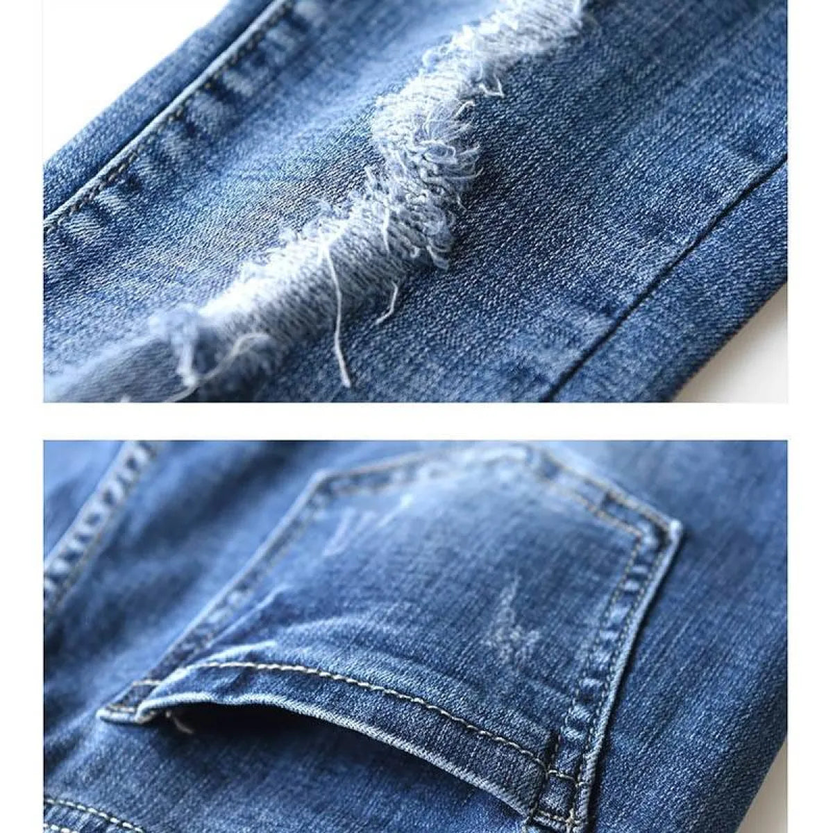 Vintage High Waisted Ripped Jeans